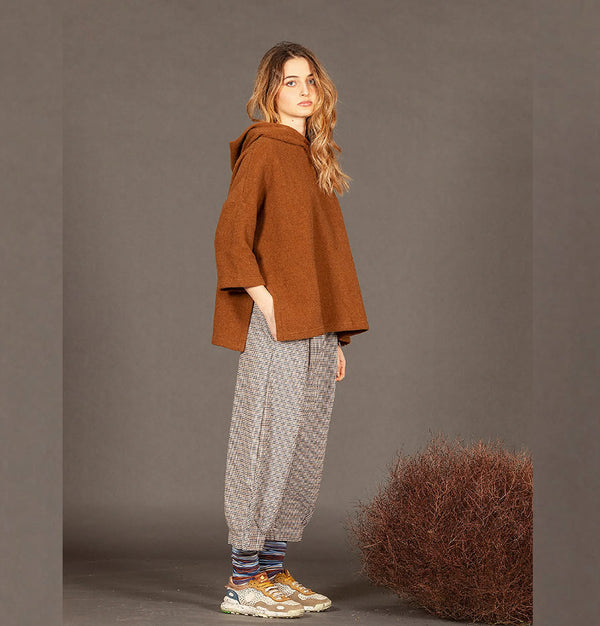 Mama B Bianco Laguna Check Pants