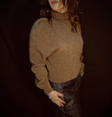 O'M Alpaca Knit Tourbe