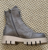 Patrizia Bonfanti Nuki Nubuk Leather Boots Colour Stone