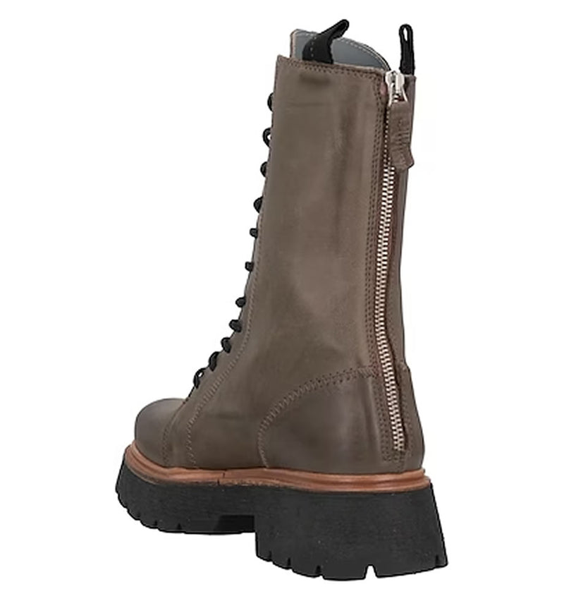 Patrizia Bonfanti Scorpio Leather Boots Colour Underground Grey