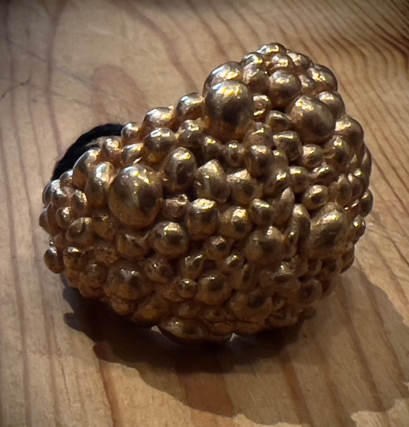 Pesci Che Volano Bruciato Bronze Ring