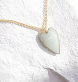 Roc Jewellery Amazonite Large Heart Earrings