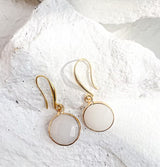 Roc Jewellery Jade Round Earrings