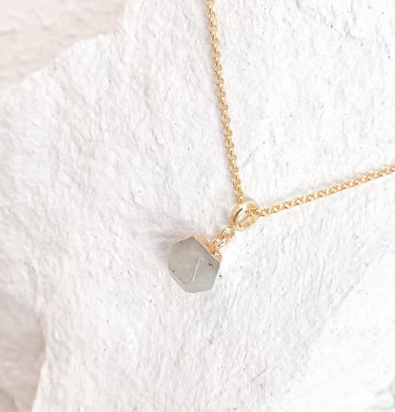 Roc Jewellery Labradorite Nugget Necklace