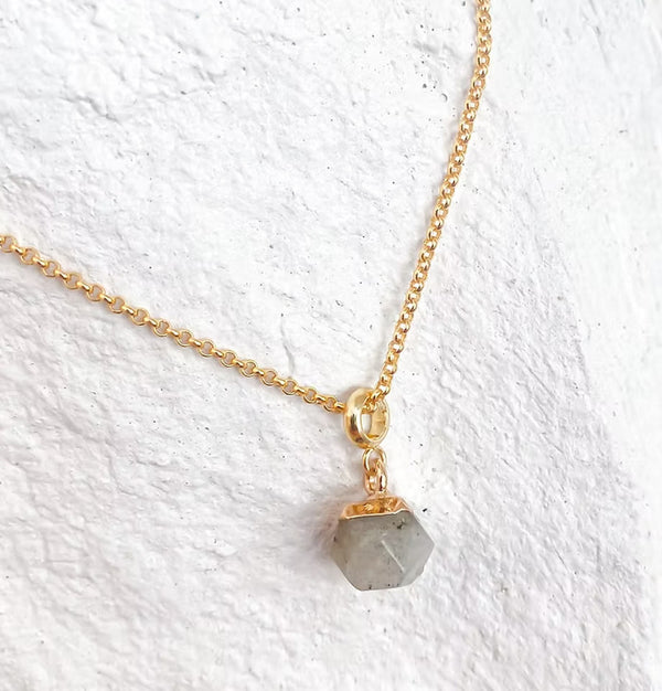 Roc Jewellery Labradorite Nugget Necklace