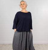 Thing Mini Check Hareem Pant Navy