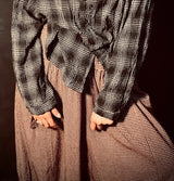 Thing Mini Check Hareem Pant Wine
