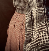 Thing Mini Check Hareem Pant Wine