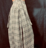 Thing Linen Hareem Check Trousers