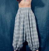 Thing Linen Hareem Check Trousers