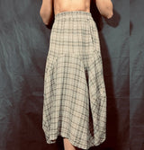 Thing Linen Check Skirt