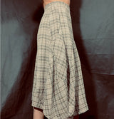 Thing Linen Check Skirt
