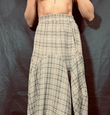 Thing Linen Check Skirt