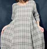 Thing Line Check Tulip Dress
