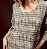 Thing Line Check Tulip Dress