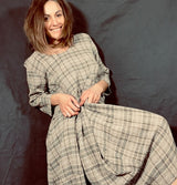 Thing Line Check Tulip Dress