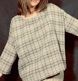 Thing Linen Check Top