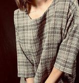 Thing Linen Check Top