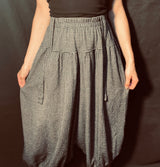 Thing Mini Check Hareem Pant Navy