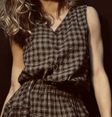 Thing Cotton Waistcoat Cola