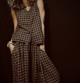 Thing Cotton Waistcoat Cola
