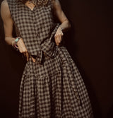 Thing Cotton Waistcoat Cola