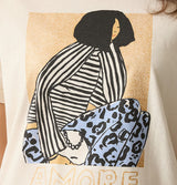Garcia Amore Cotton T-Shirt