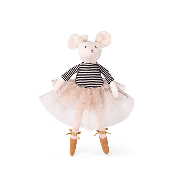 Suzie Stripe Black Mouse Doll