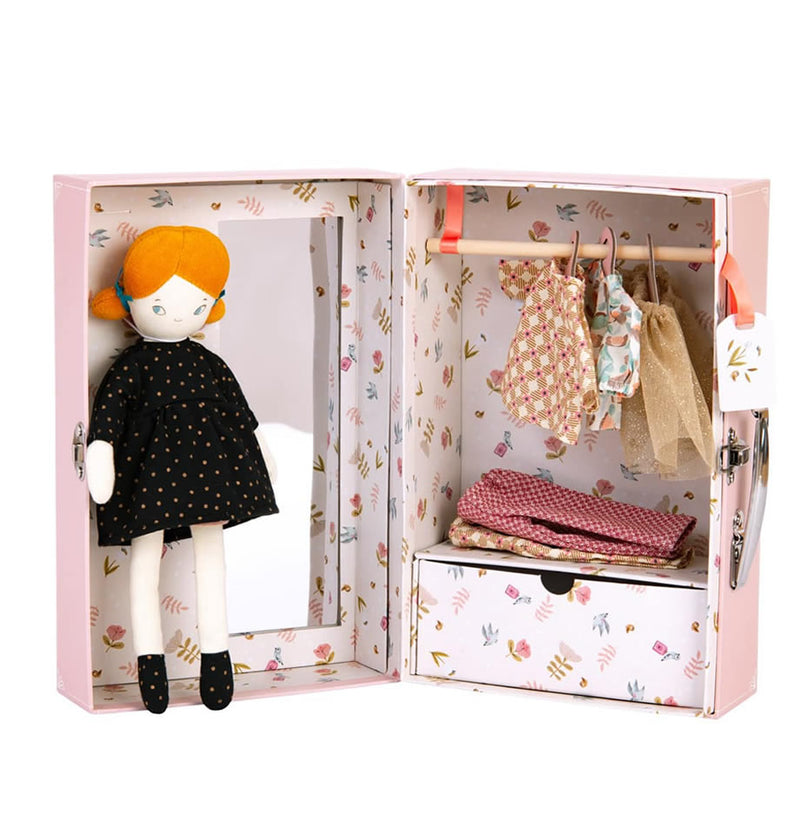 Les Parisiennes Wardrobe and Dress Up Doll and Wardrobe