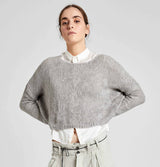 LAST ONE Umit Unal Hand Knitted Cotton Pullover U213