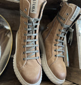 Andia Fora Seilor Silk High-Top Fango Leather Boots