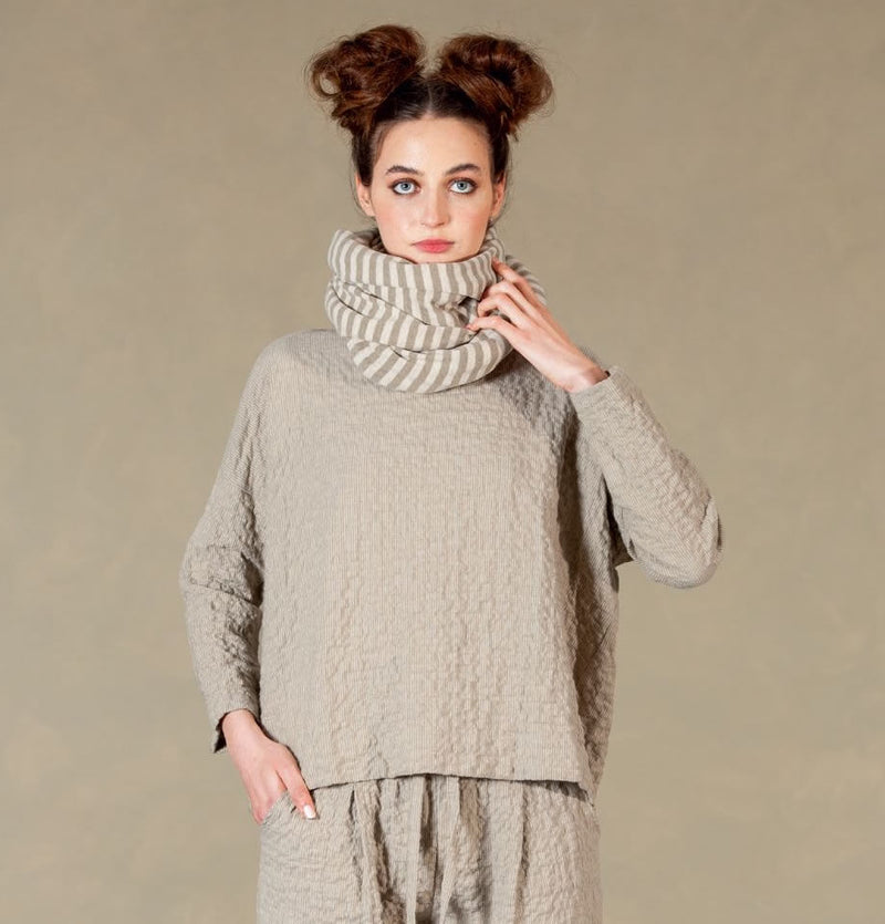 Mama B Mousse Organic Cotton Top in colour Lievito