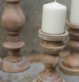 Kibibi Mango Wood Candlestick