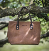 The 'Alpage A' Leather Handbag in Colour Aubrac